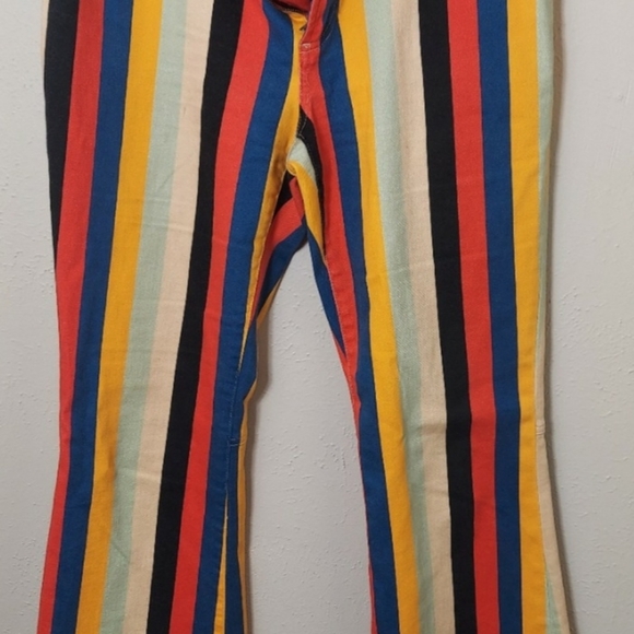 Alice + Olivia Multicolor Striped Jeans - Picture 7 of 7